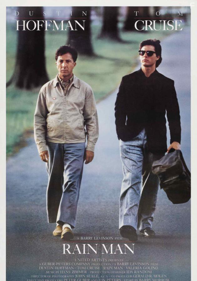 Постер на Человек дождя, 1988